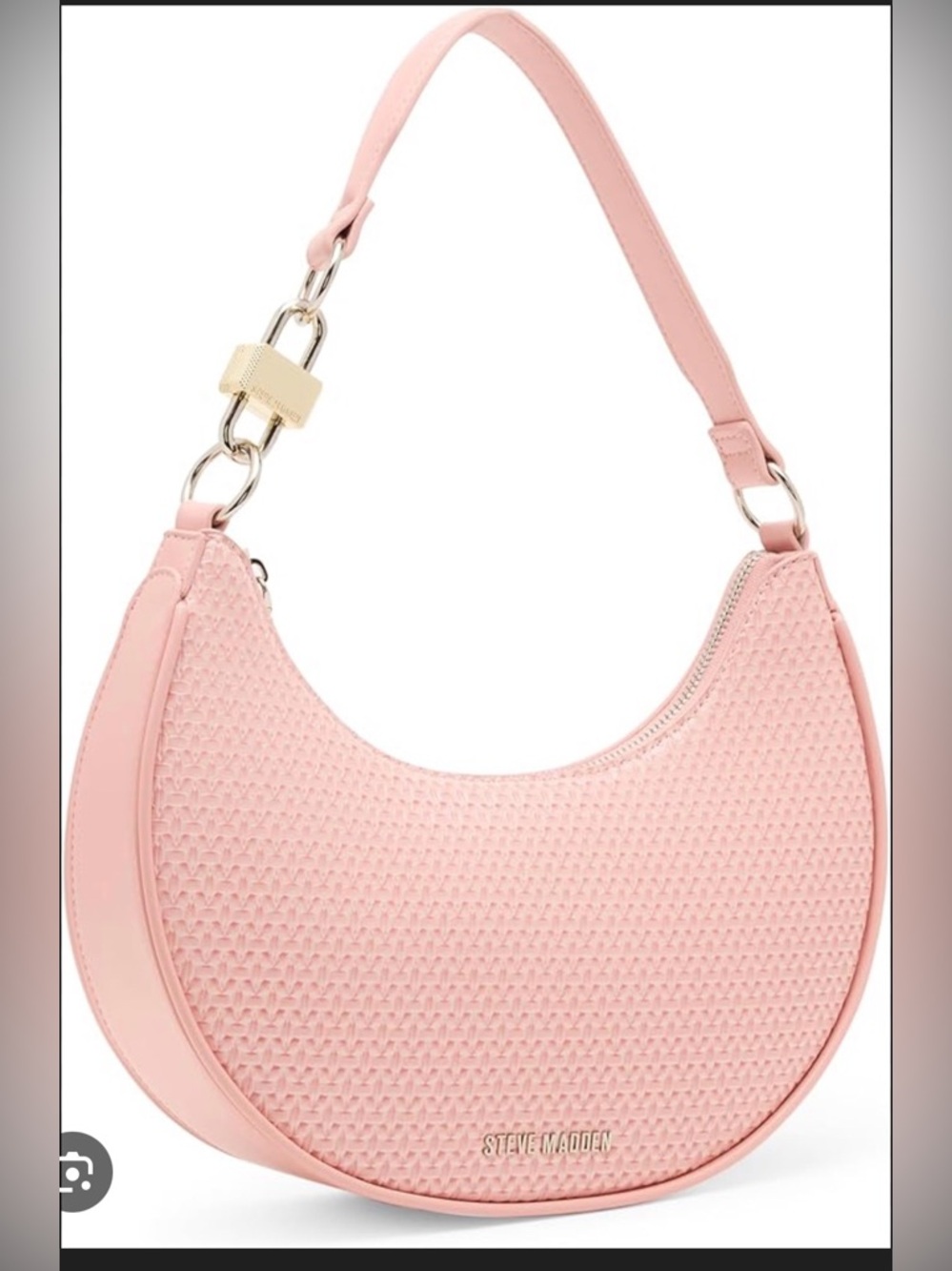 Steve Madden Blohan Woven Shoulder Hobo Bag